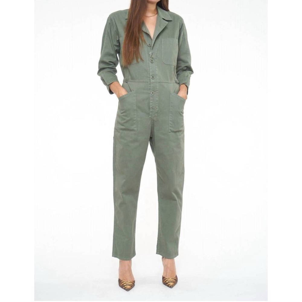 Pistola Tanner Jumpsuit - Olive Green